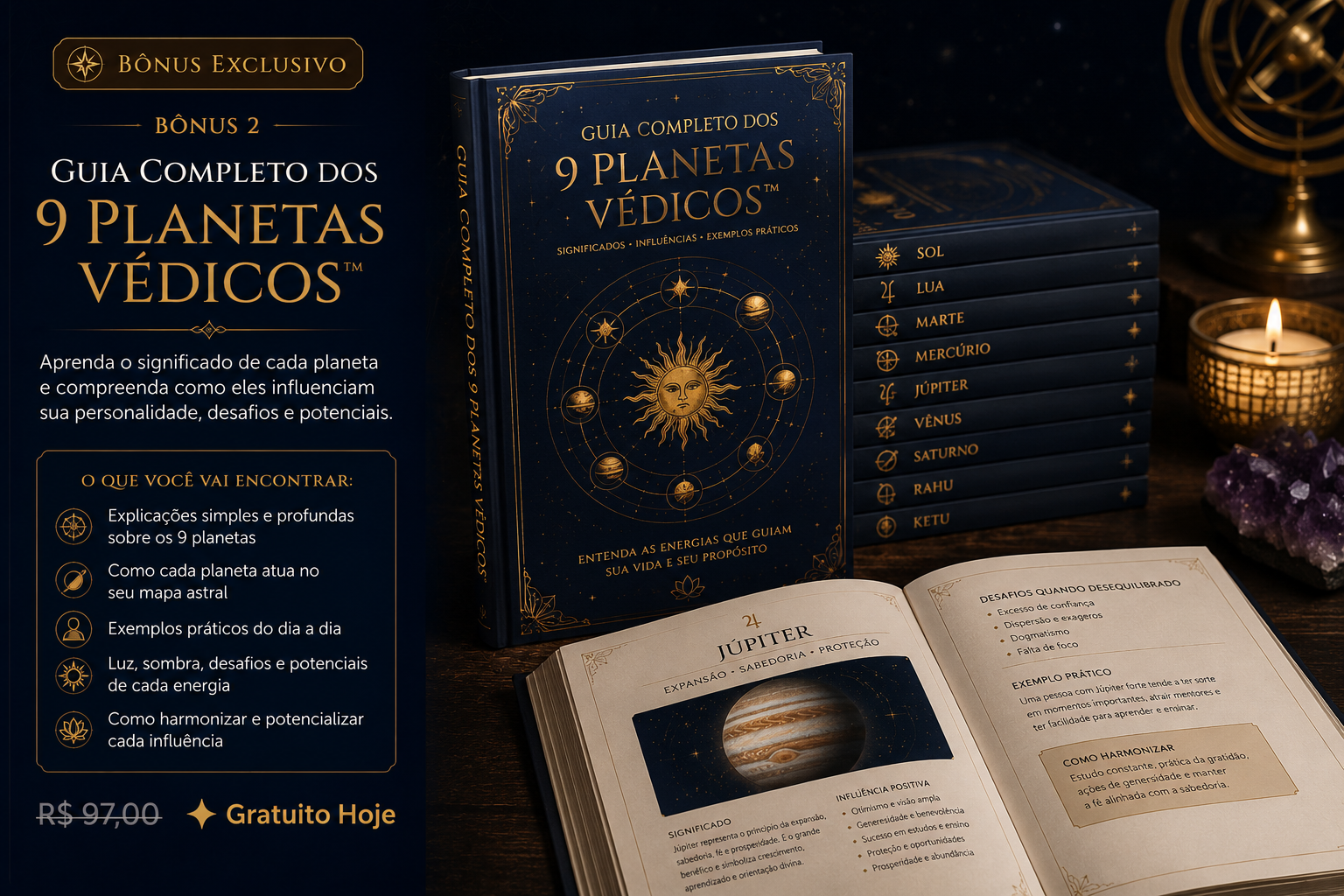 Guia Completo dos 9 Planetas Védicos