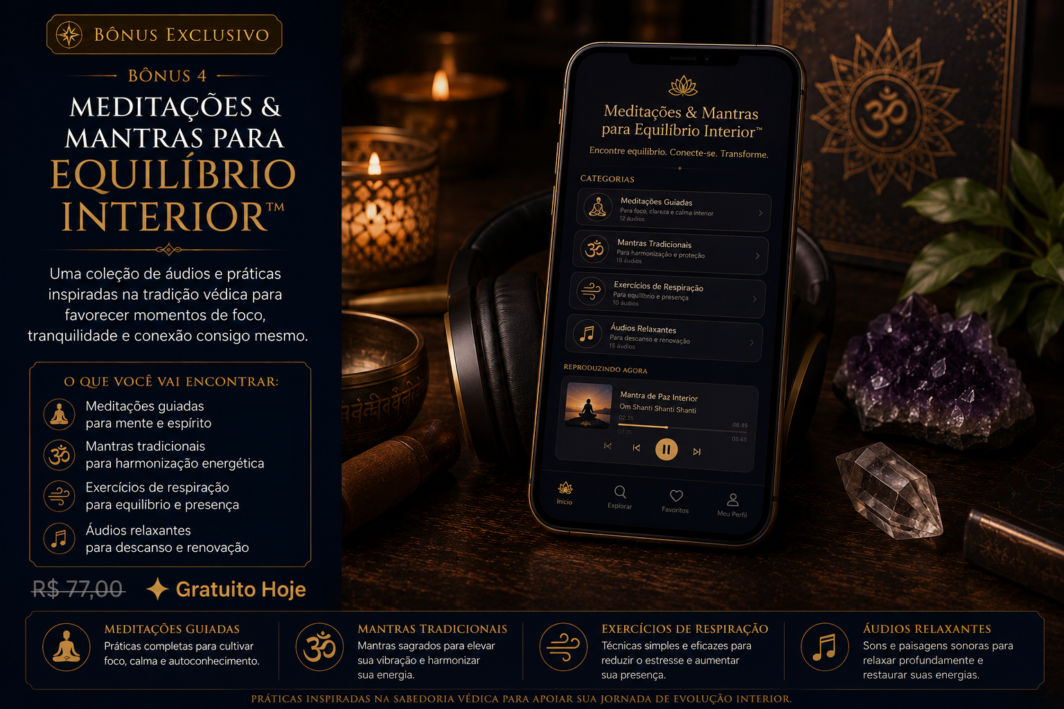Meditações e Mantras para Equilíbrio Interior